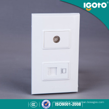 Igoto American Style B306 RJ45 Data Socket+TV Connector